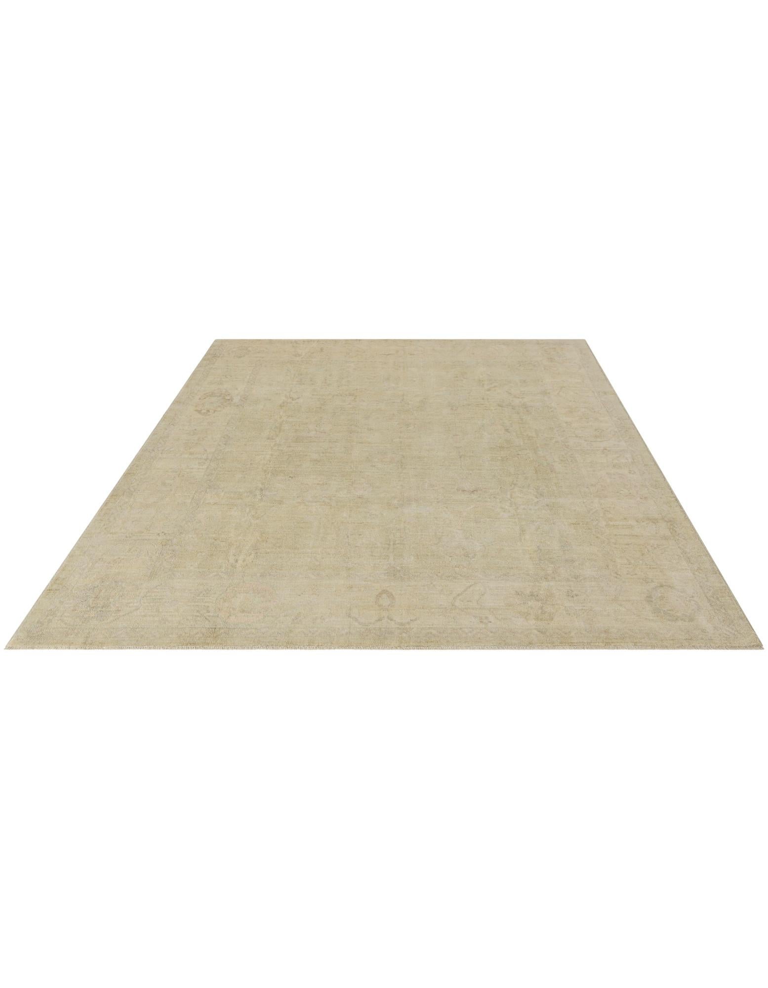 8' 2 x 9' 8 Hand Knotted Oushak Wool Rug