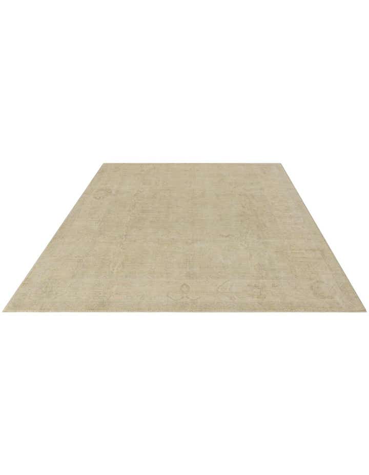 8' 2 x 9' 8 Hand Knotted Oushak Wool Rug