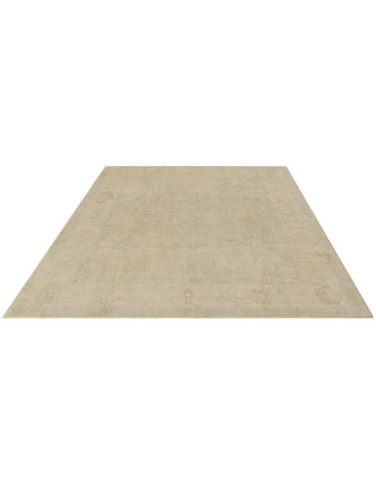 Detail image of 8' 2 x 9' 8 Hand Knotted Oushak Wool Rug