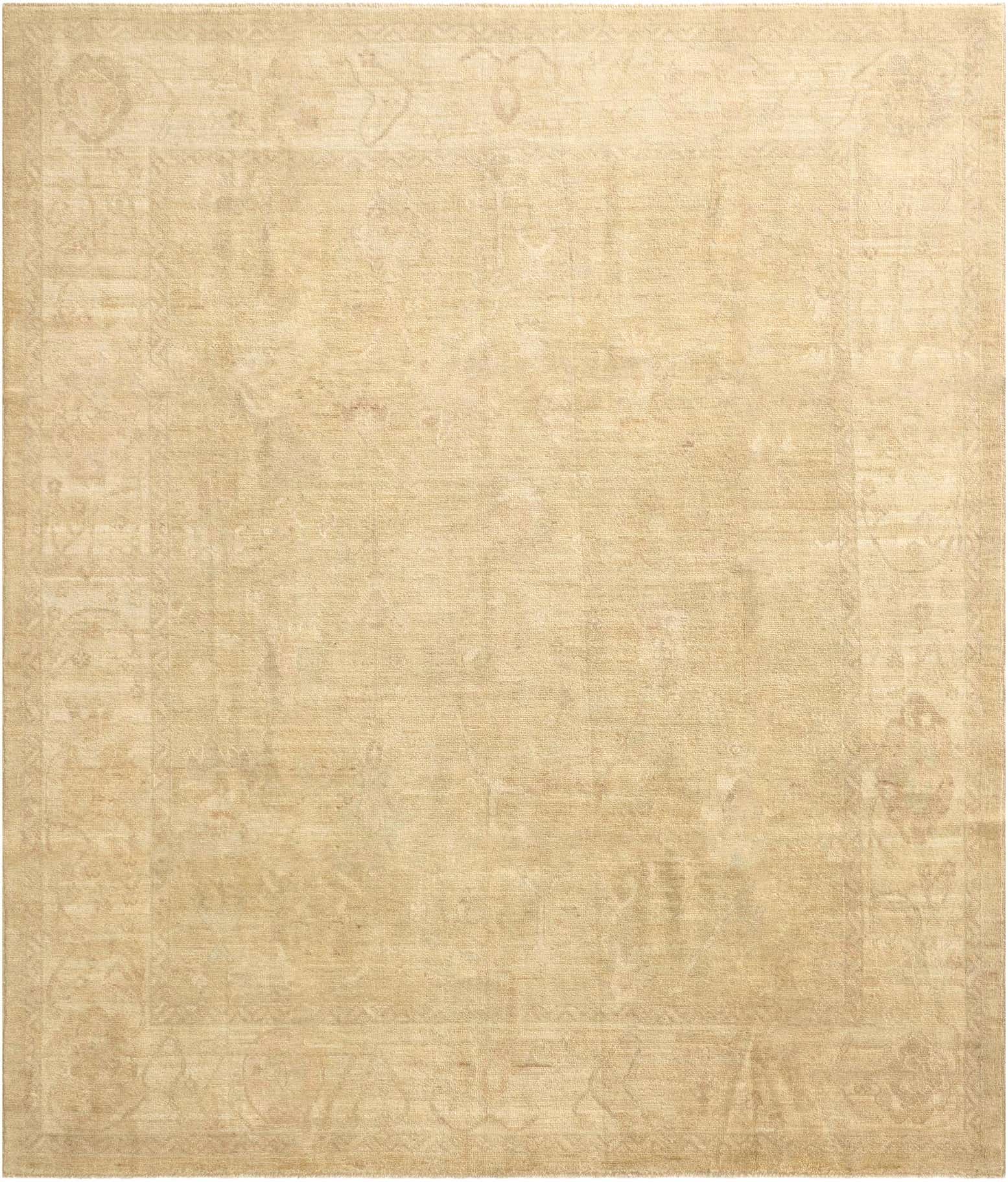 8' 2 x 9' 8 Hand Knotted Oushak Wool Rug