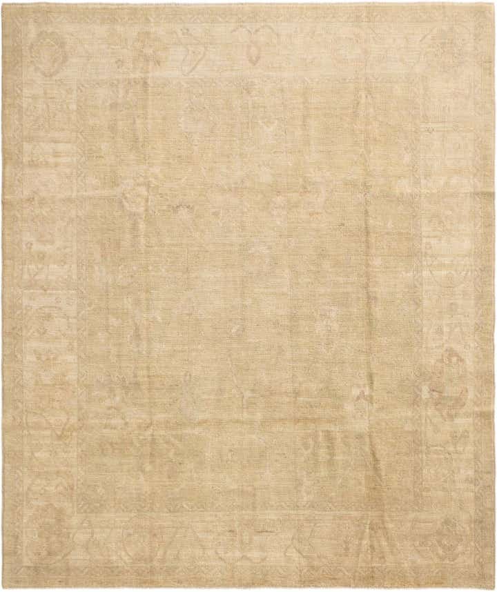 8' 2 x 9' 8 Hand Knotted Oushak Wool Rug