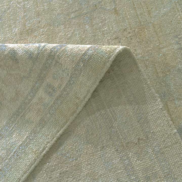 9' x 12' Hand Knotted Oushak Wool Rug