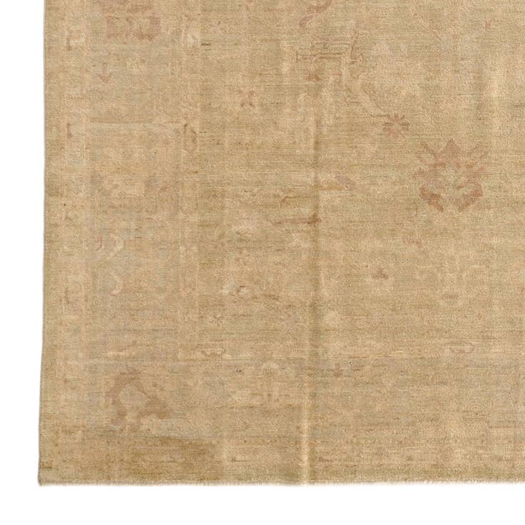 Detail image of 8' 4 x 9' 9 Hand Knotted Oushak Wool Rug