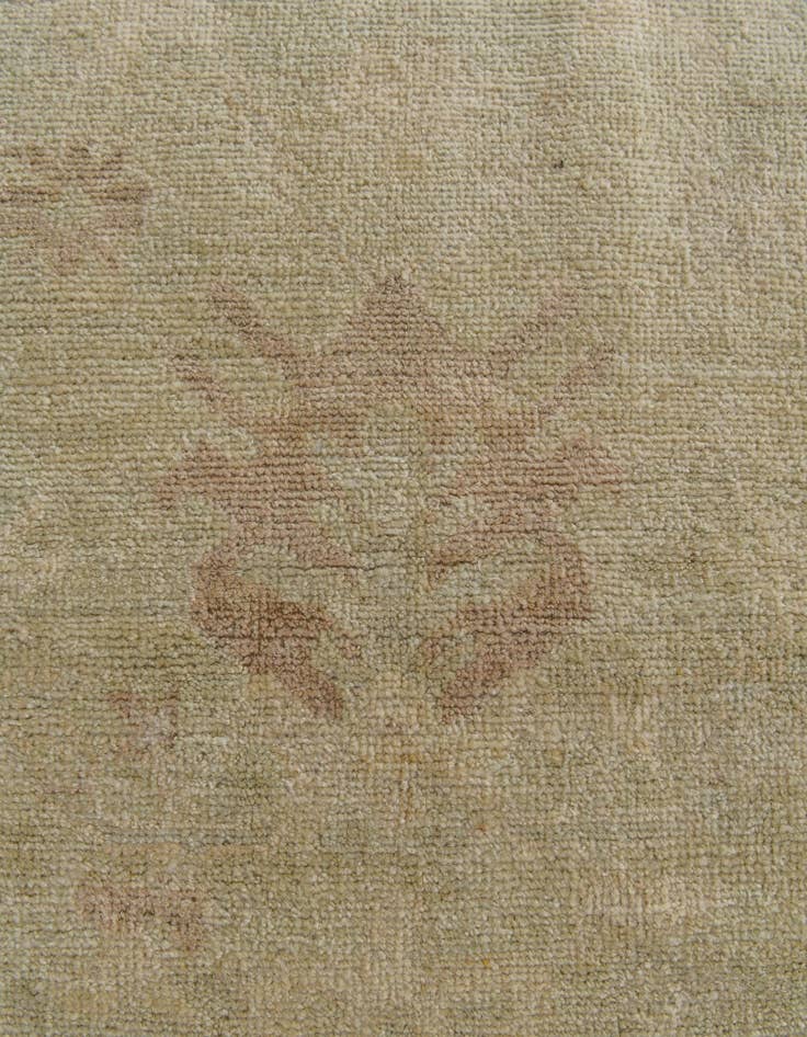 Detail image of 8' 4 x 9' 9  Hand Knotted Oushak Wool Rug