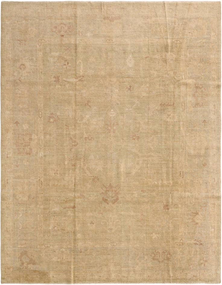 Detail image of 8' 4 x 9' 9 Hand Knotted Oushak Wool Rug