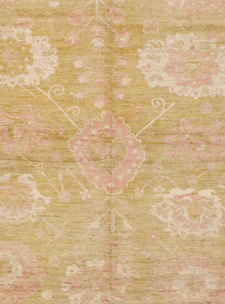 14' 6 x 20' Hand Knotted Oushak Wool Rug