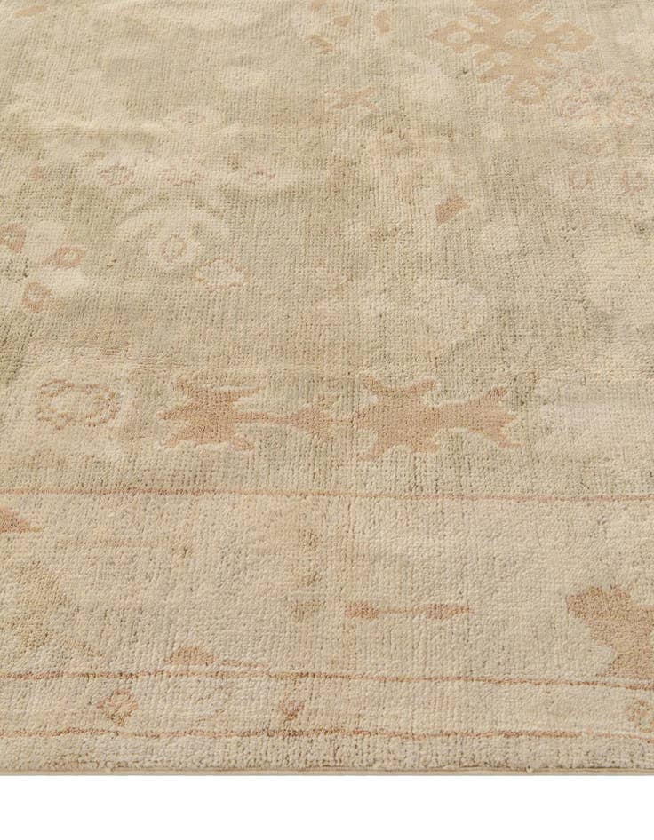 Detail image of 5' 2 x 7'  Hand Knotted Oushak Wool Rug