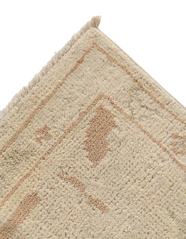 Detail image of 5' 2 x 7'  Hand Knotted Oushak Wool Rug