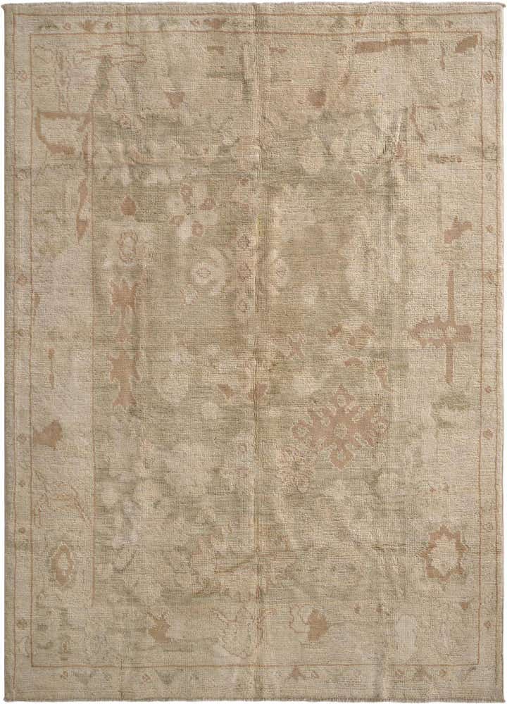 5' 2 x 7' Hand Knotted Oushak Wool Rug