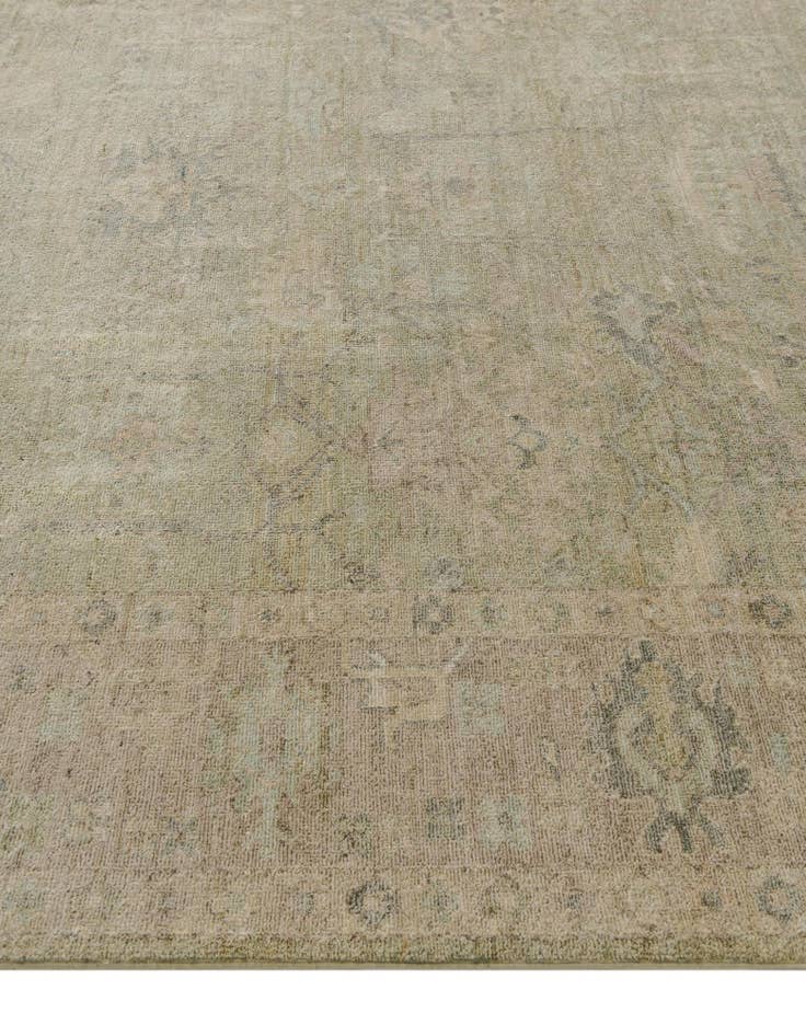 Detail image of 8' 3 x 9' 10  Hand Knotted Oushak Wool Rug
