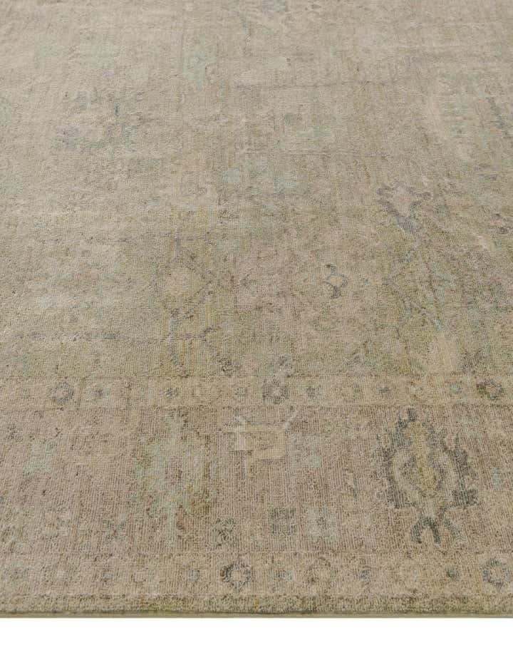 8' 3 x 9' 10 Hand Knotted Oushak Wool Rug