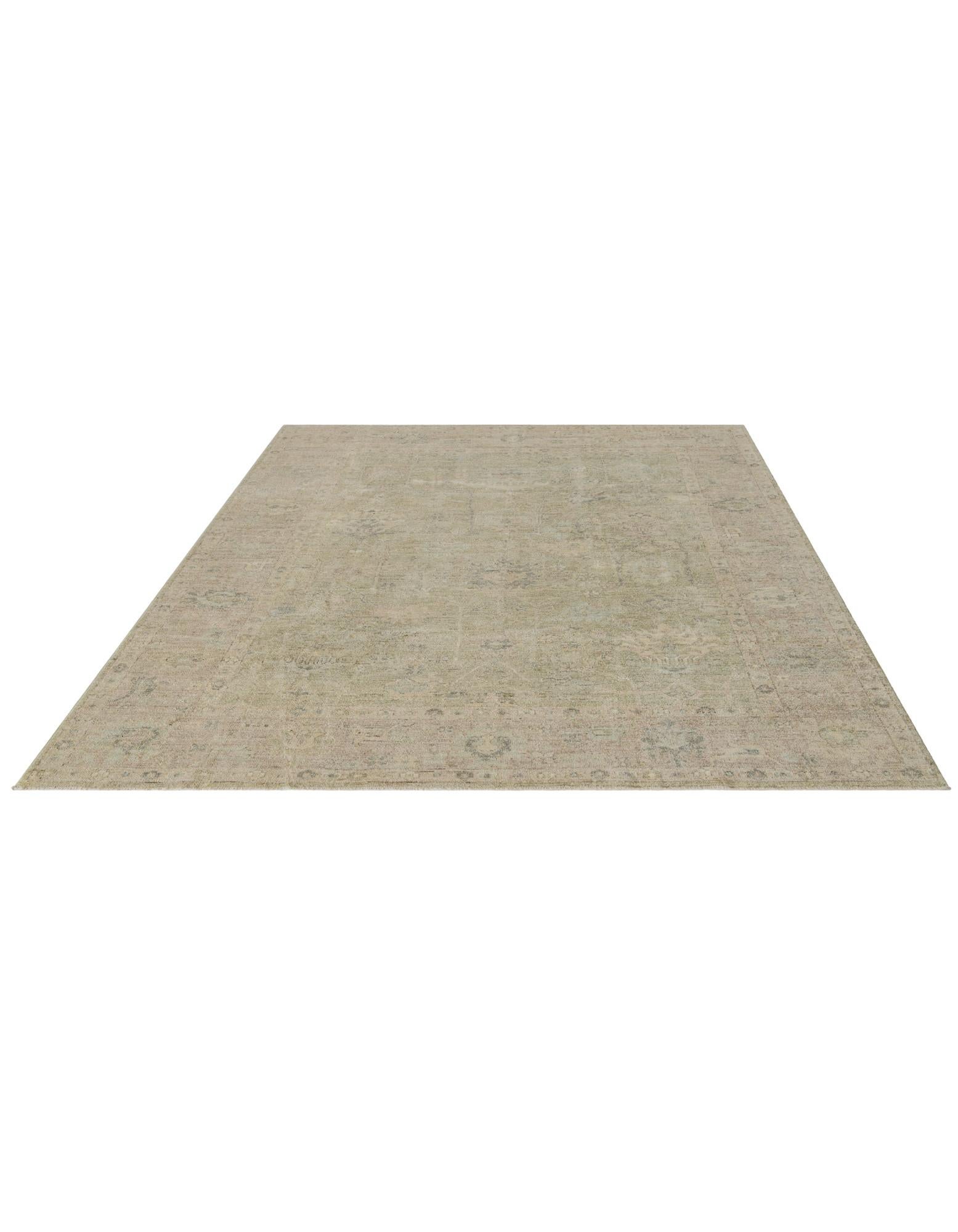 8' 3 x 9' 10 Hand Knotted Oushak Wool Rug