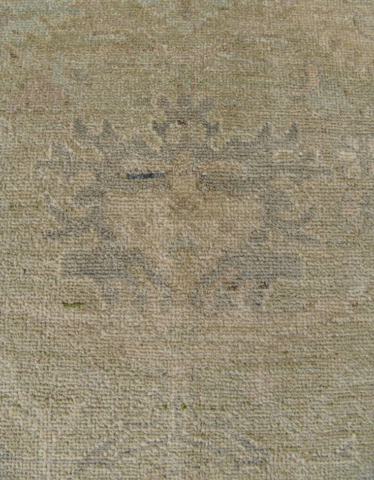 Detail image of 8' 3 x 9' 10 Hand Knotted Oushak Wool Rug