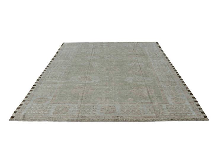 Detail image of 9' 4 x 12' 6 Hand Knotted Oushak Wool Rug