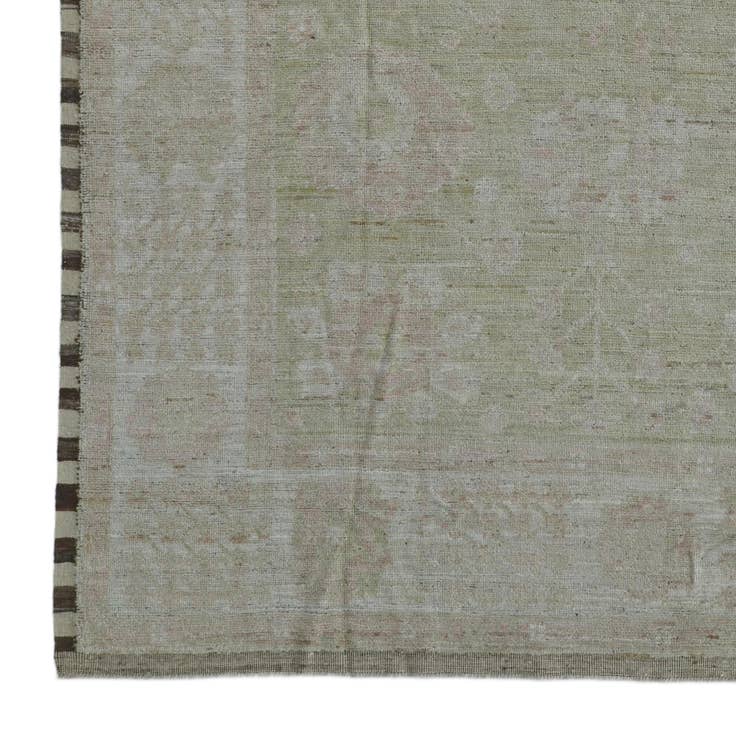 Detail image of 9' 4 x 12' 6 Hand Knotted Oushak Wool Rug