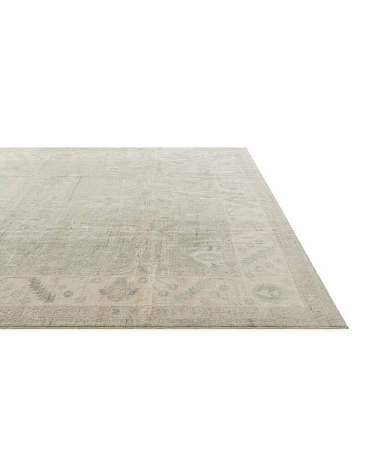 Detail image of 10' 3 x 13' 10  Hand Knotted Oushak Wool Rug