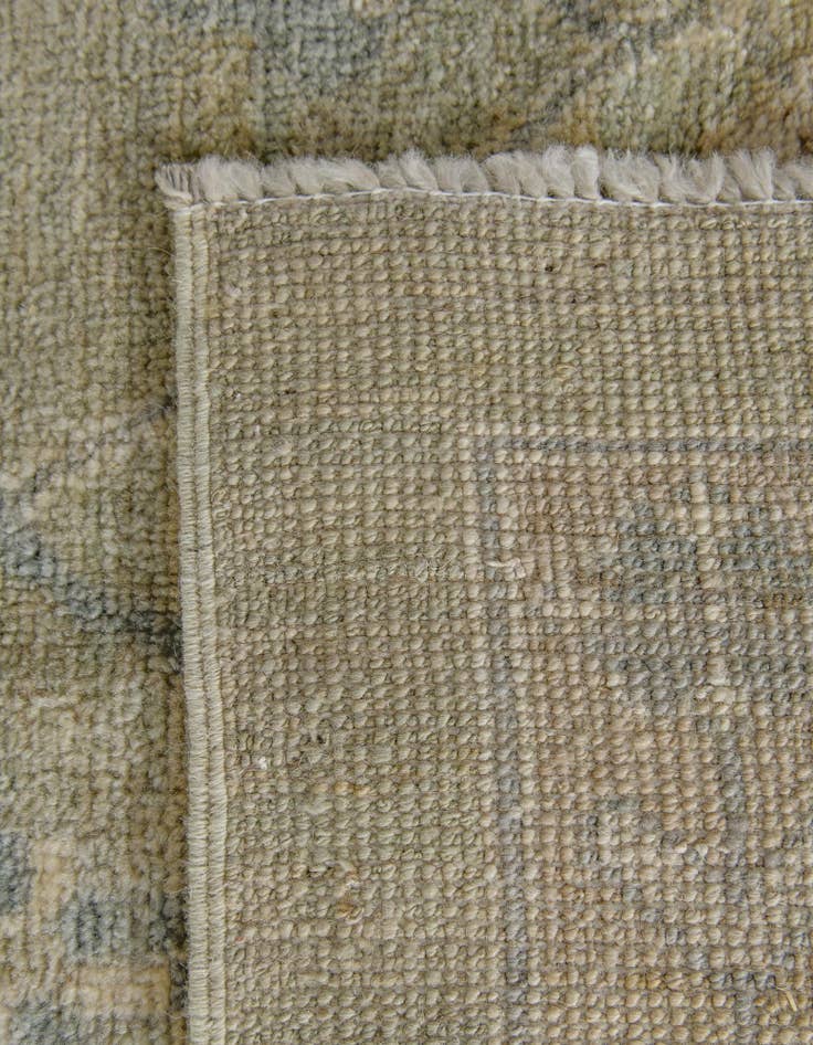 Detail image of 10' 3 x 13' 10  Hand Knotted Oushak Wool Rug