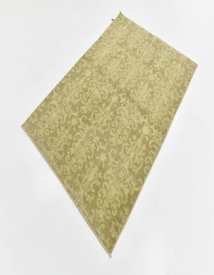 Detail image of 4' x 5' 9 Hand Knotted Over-Dyed Ziegler Rug
