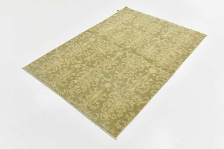 4' x 5' 9 Hand Knotted Over-Dyed Ziegler Rug