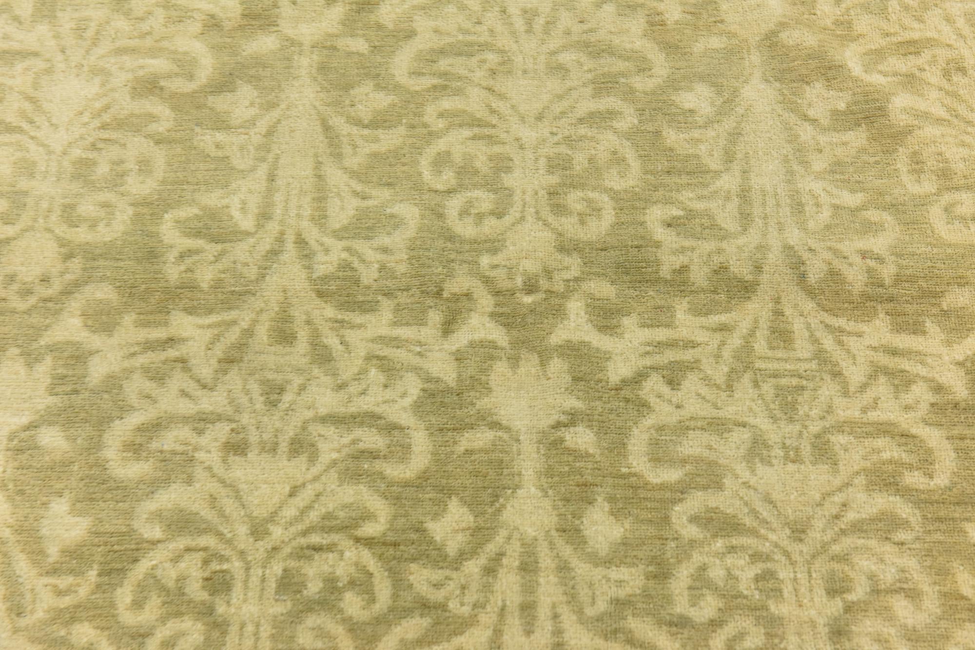4' x 5' 9 Hand Knotted Over-Dyed Ziegler Rug
