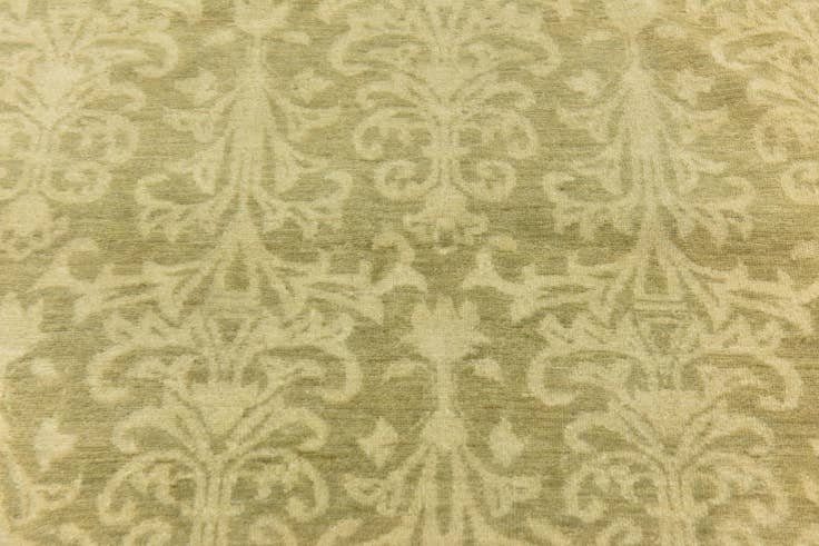 Detail image of 4' x 5' 9 Hand Knotted Over-Dyed Ziegler Rug