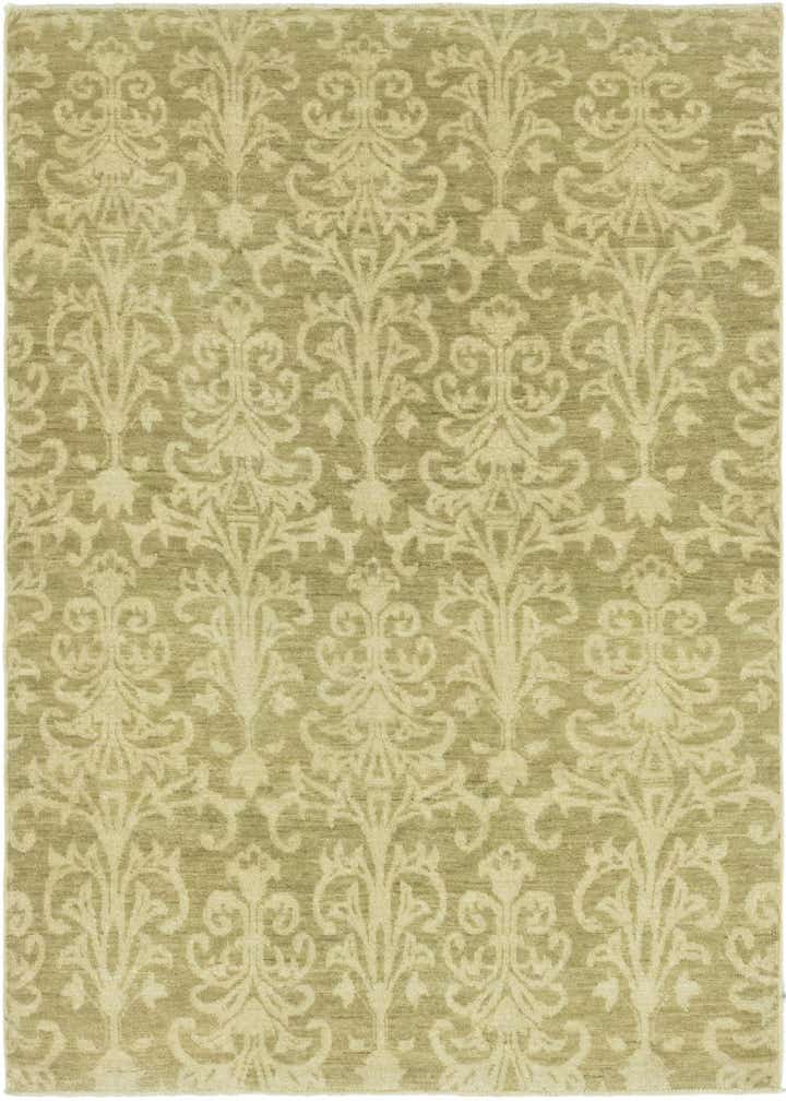 4' x 5' 9 Hand Knotted Over-Dyed Ziegler Rug