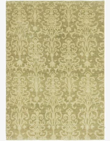 4' x 5' 9 Hand Knotted Over-Dyed Ziegler Rug