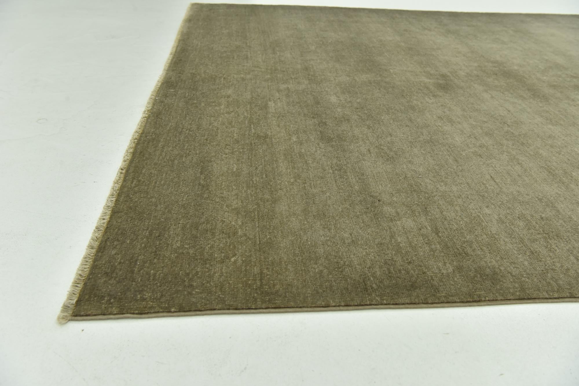 6' 3 x 8' 5 Hand Knotted Over-Dyed Ziegler Rug