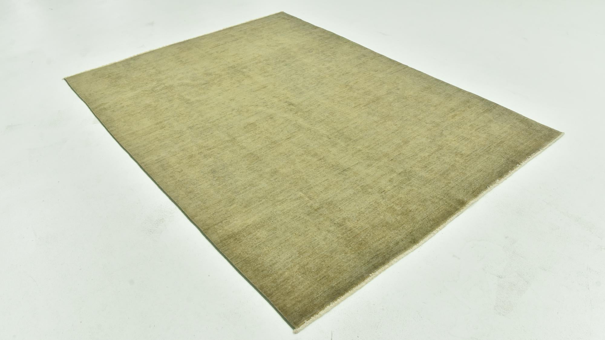 5' 7 x 7' 6 Hand Knotted Over-Dyed Ziegler Rug