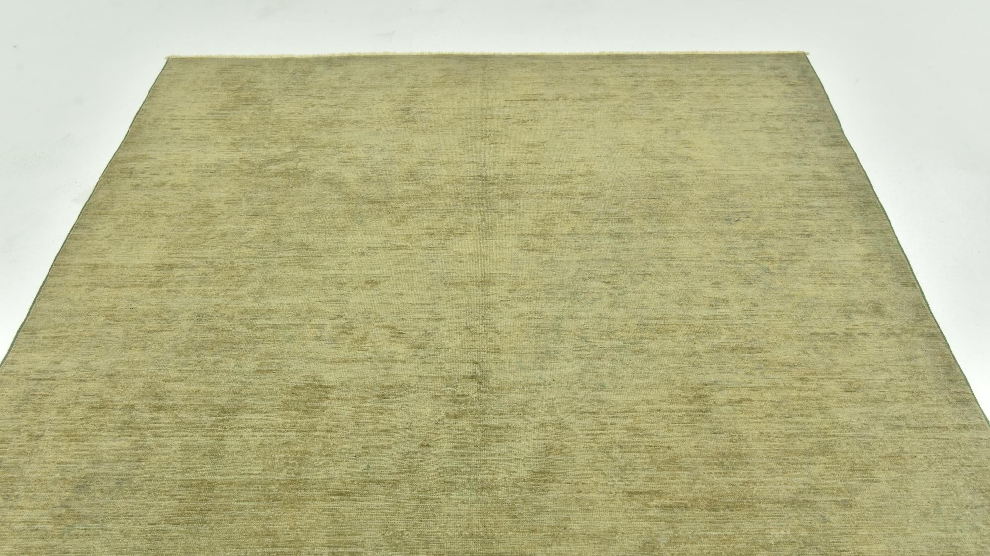 5' 7 x 7' 6 Hand Knotted Over-Dyed Ziegler Rug