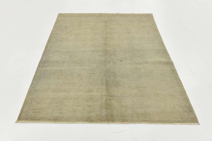 4' 8 x 6' 2 Hand Knotted Over-Dyed Ziegler Rug