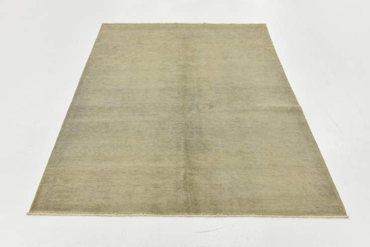 Detail image of 4' 8 x 6' 2 Hand Knotted Over-Dyed Ziegler Rug