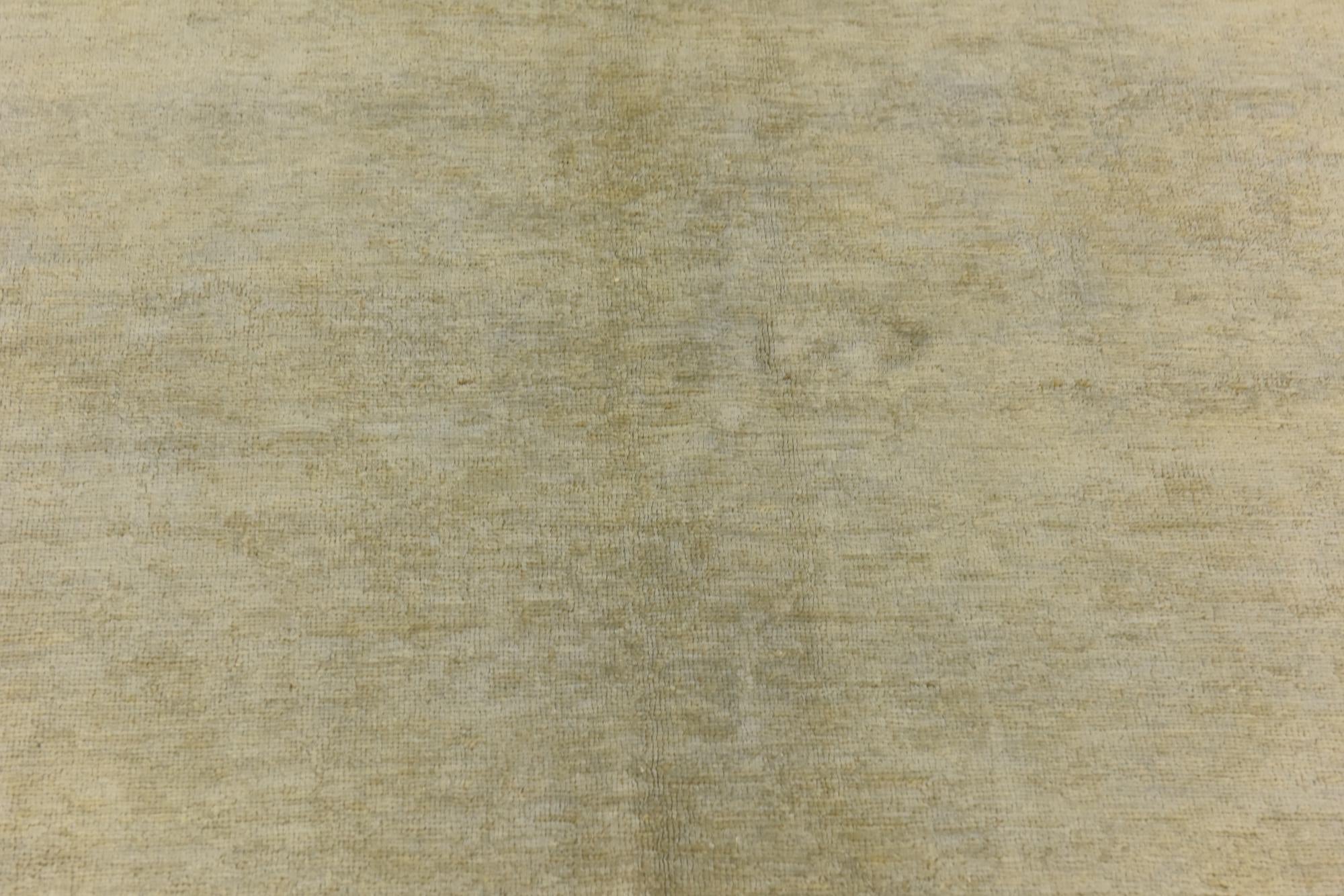4' 8 x 6' 2 Hand Knotted Over-Dyed Ziegler Rug