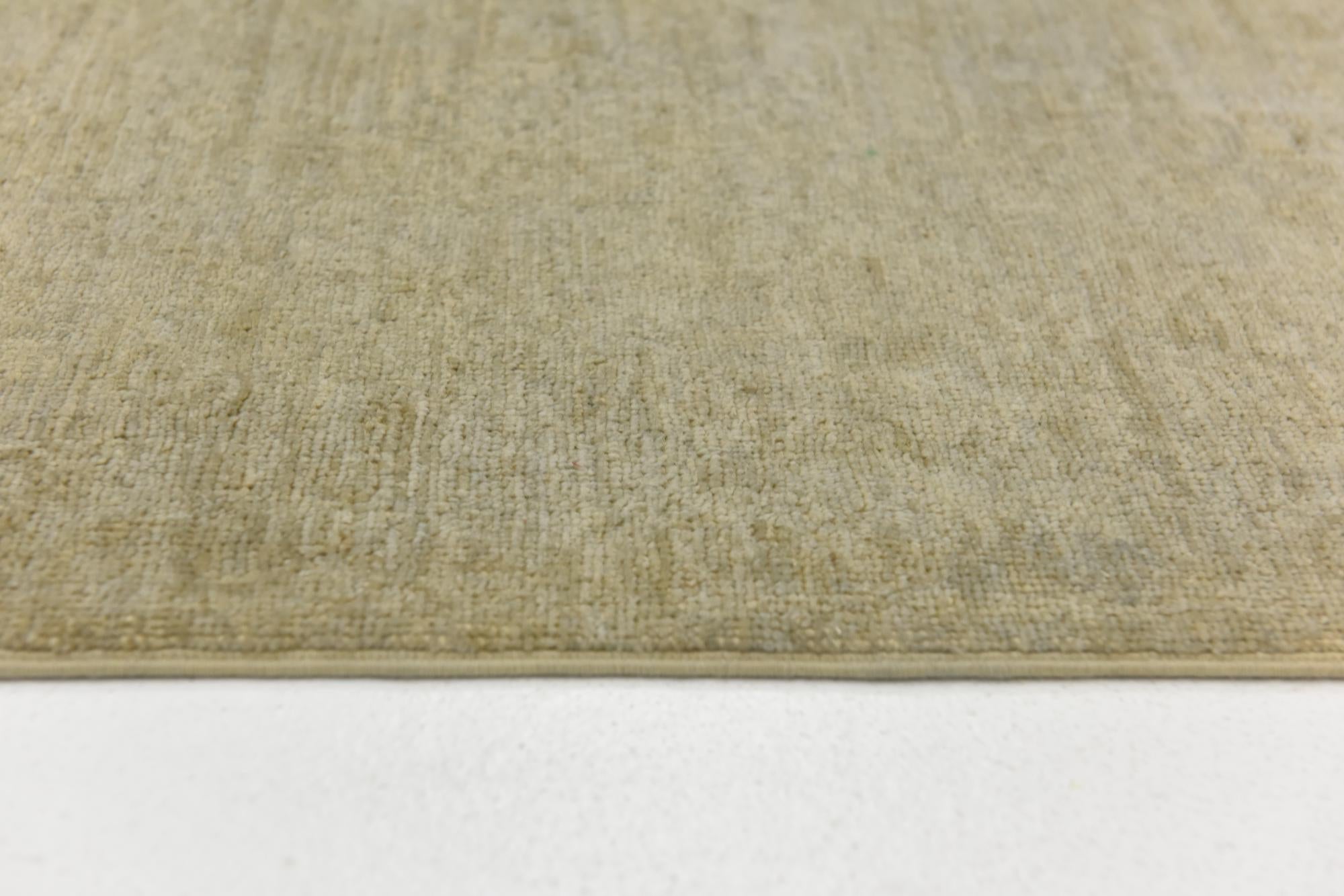 4' 8 x 6' 2 Hand Knotted Over-Dyed Ziegler Rug