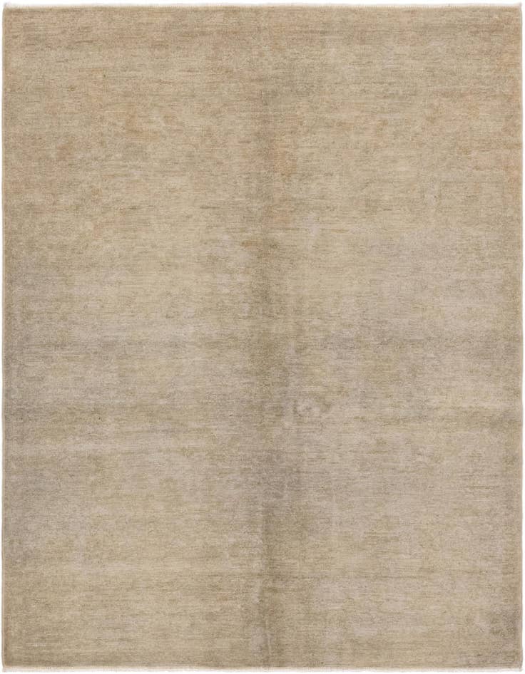 Detail image of 4' 8 x 6' 2 Hand Knotted Over-Dyed Ziegler Rug