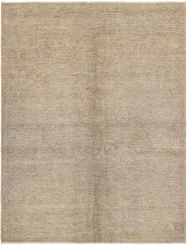 4' 8 x 6' 2 Hand Knotted Over-Dyed Ziegler Rug