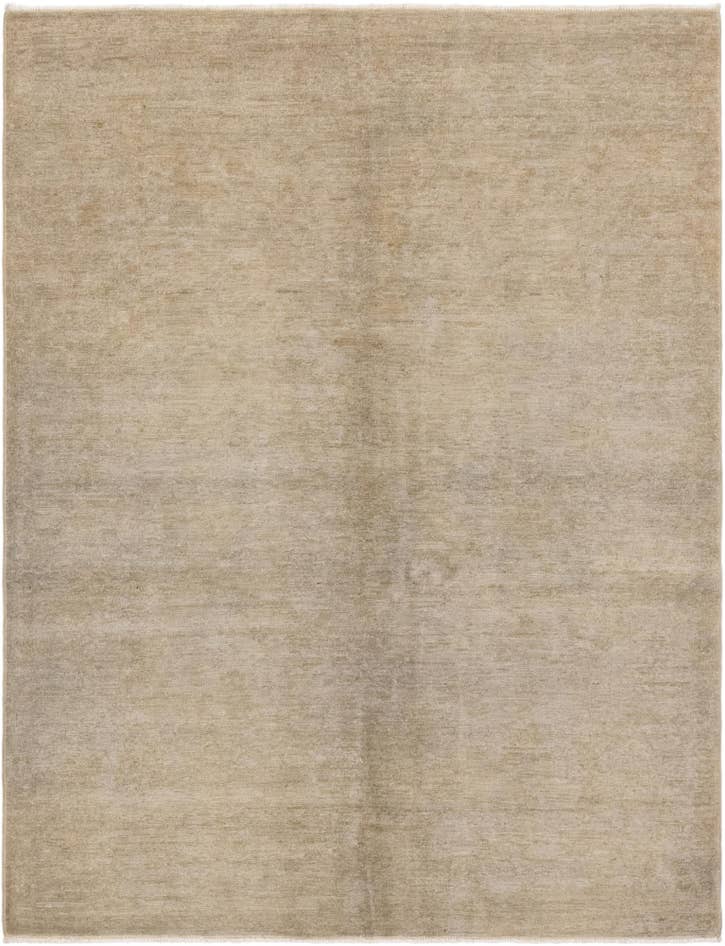 Detail image of 4' 8 x 6' 2 Hand Knotted Over-Dyed Ziegler Rug