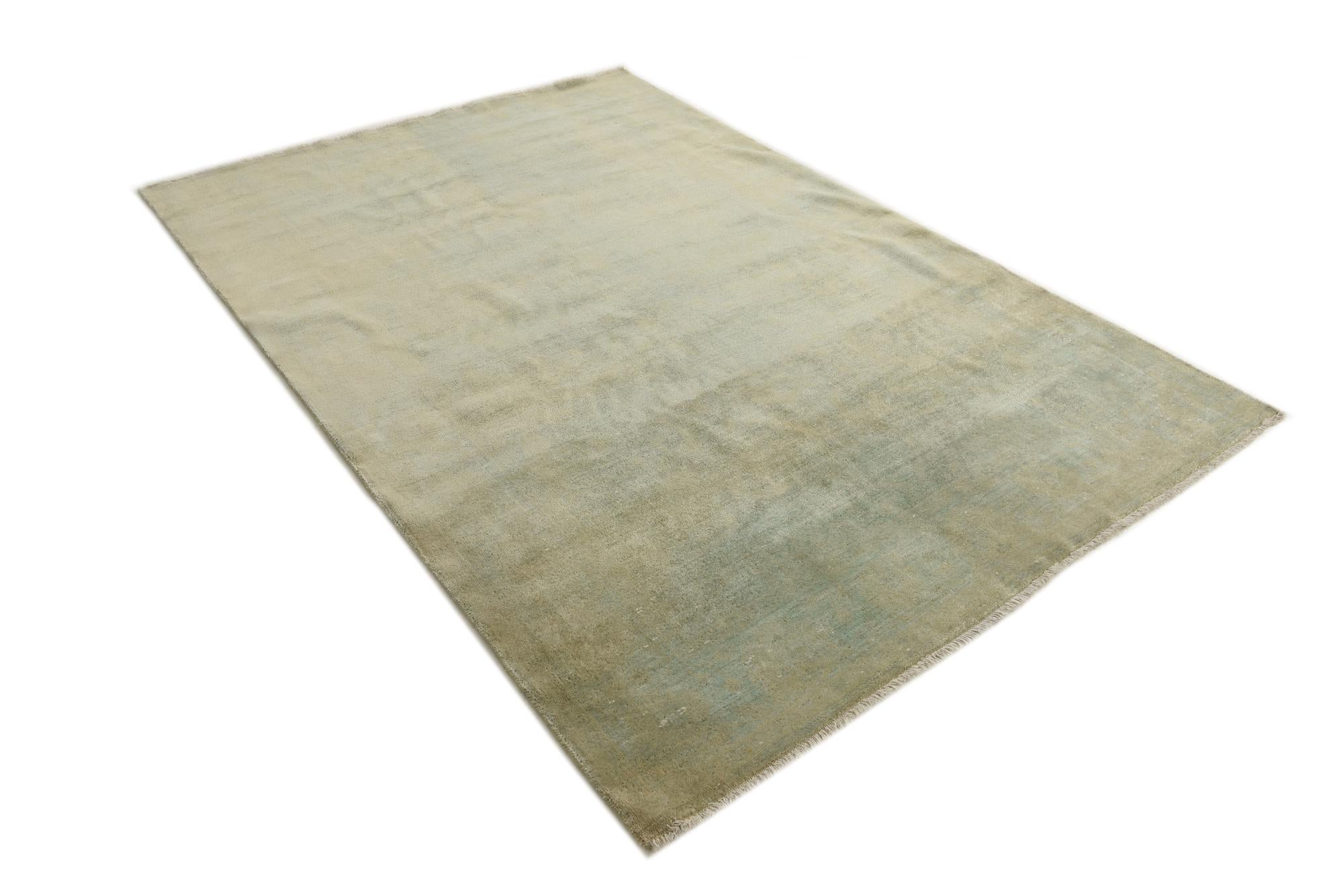 5' 10 x 8' 8 Hand Knotted Over-Dyed Ziegler Rug