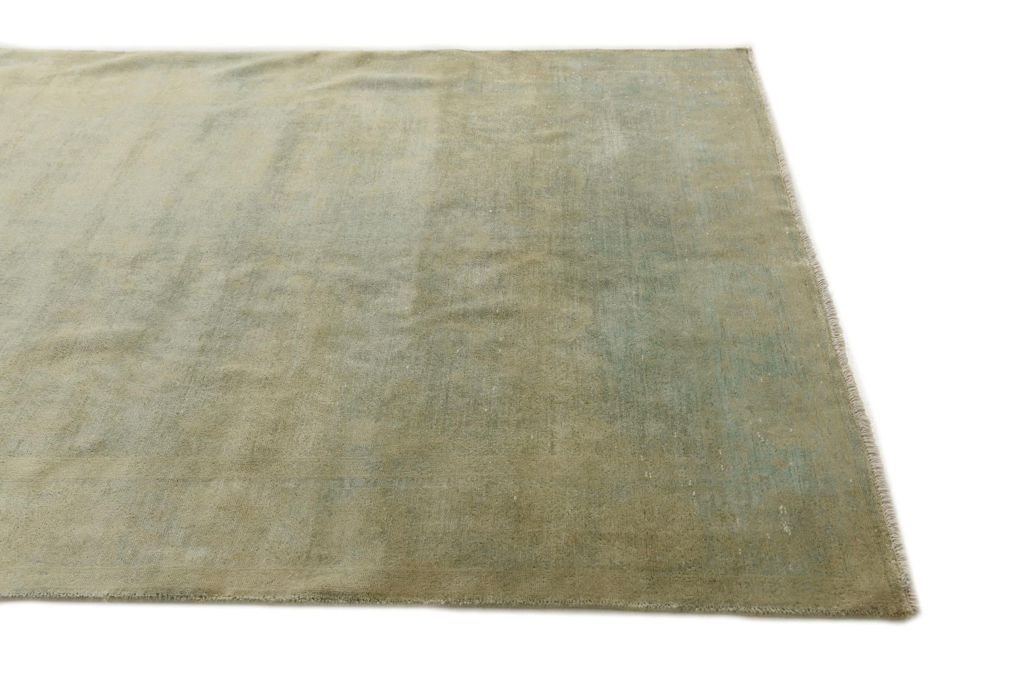 5' 10 x 8' 8 Hand Knotted Over-Dyed Ziegler Rug