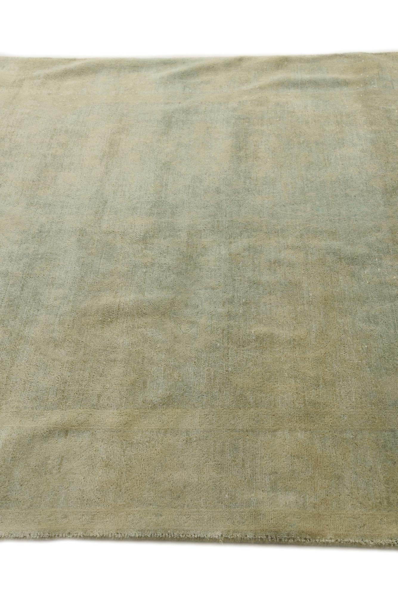 5' 10 x 8' 8 Hand Knotted Over-Dyed Ziegler Rug