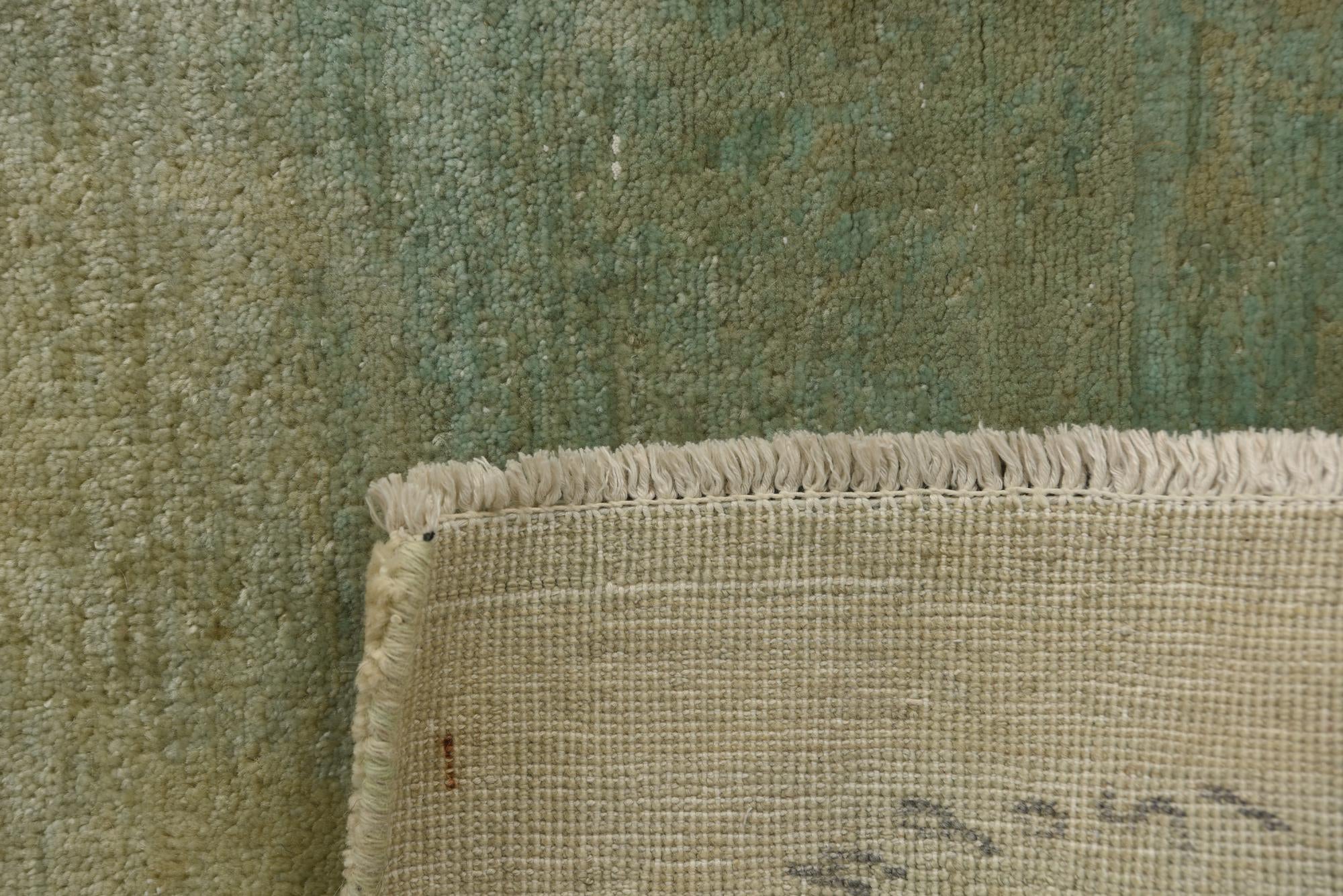 5' 10 x 8' 8 Hand Knotted Over-Dyed Ziegler Rug