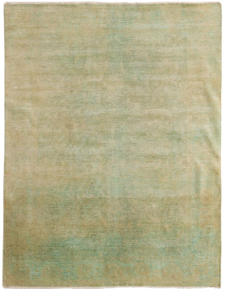 Detail image of 5' 10 x 8' 8 Hand Knotted Over-Dyed Ziegler Rug