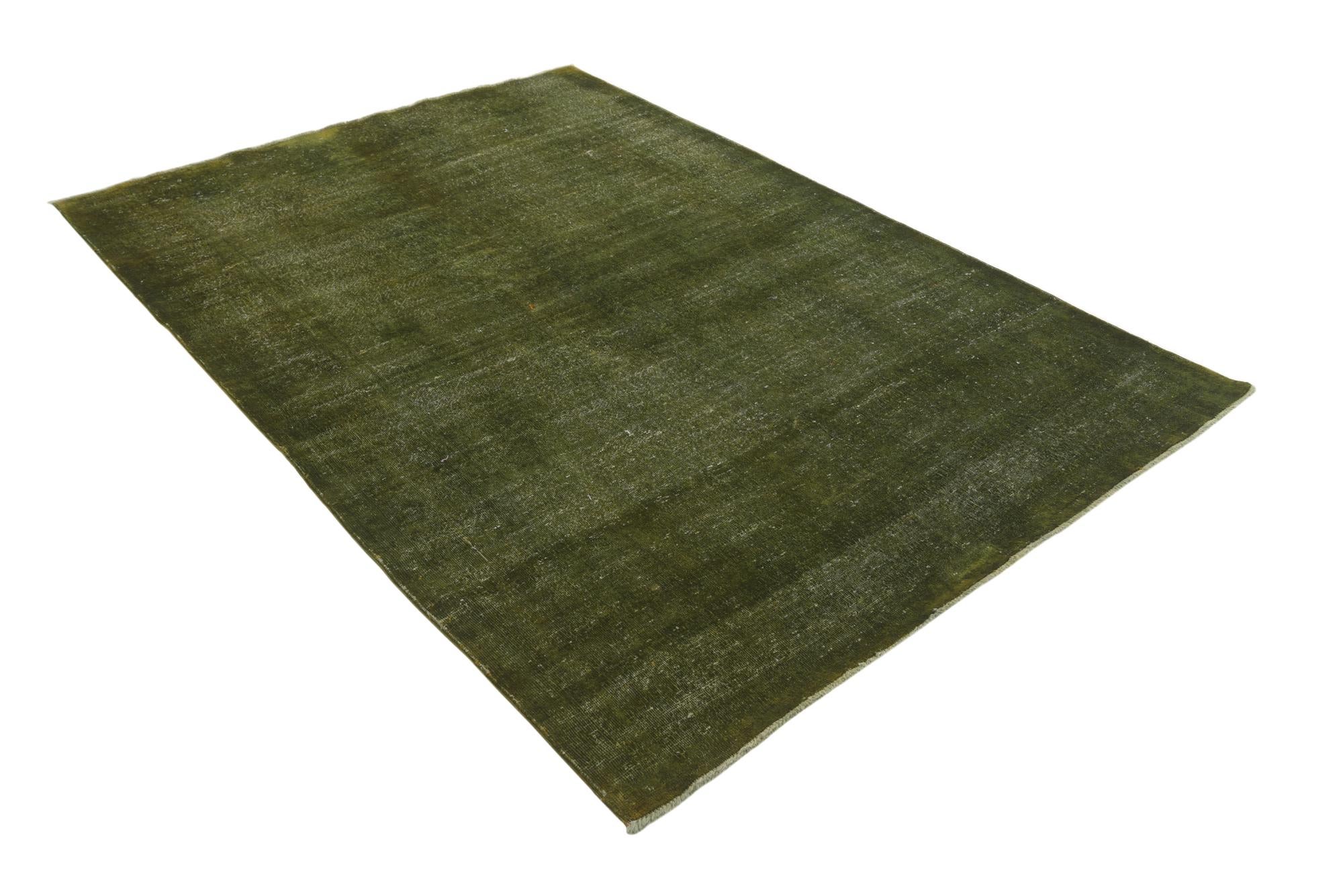 5' 7 x 8' 2 Hand Knotted Over-Dyed Ziegler Rug