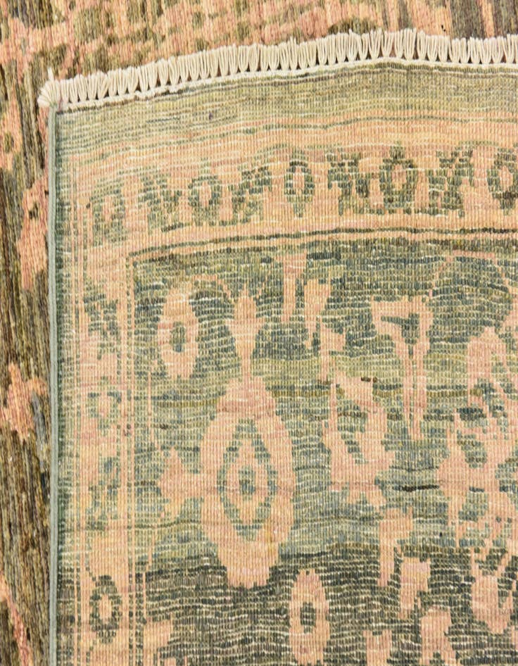 Detail image of 6' 6 x 10' Hand Knotted Peshawar Ziegler Rug