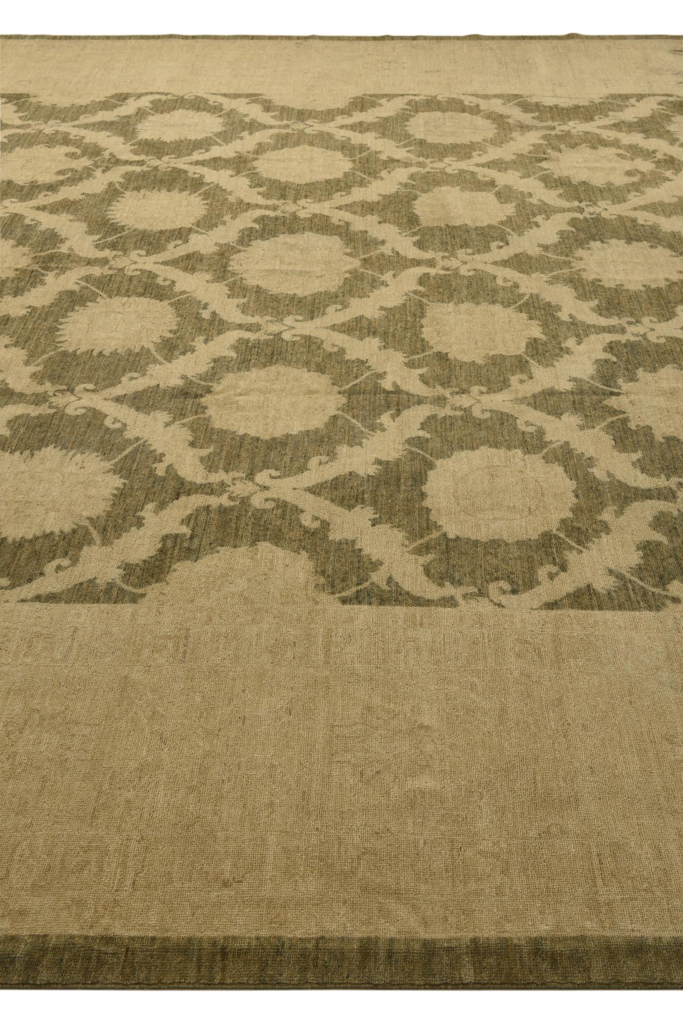 11' 10 x 14' 10 Hand Knotted Peshawar Ziegler Rug