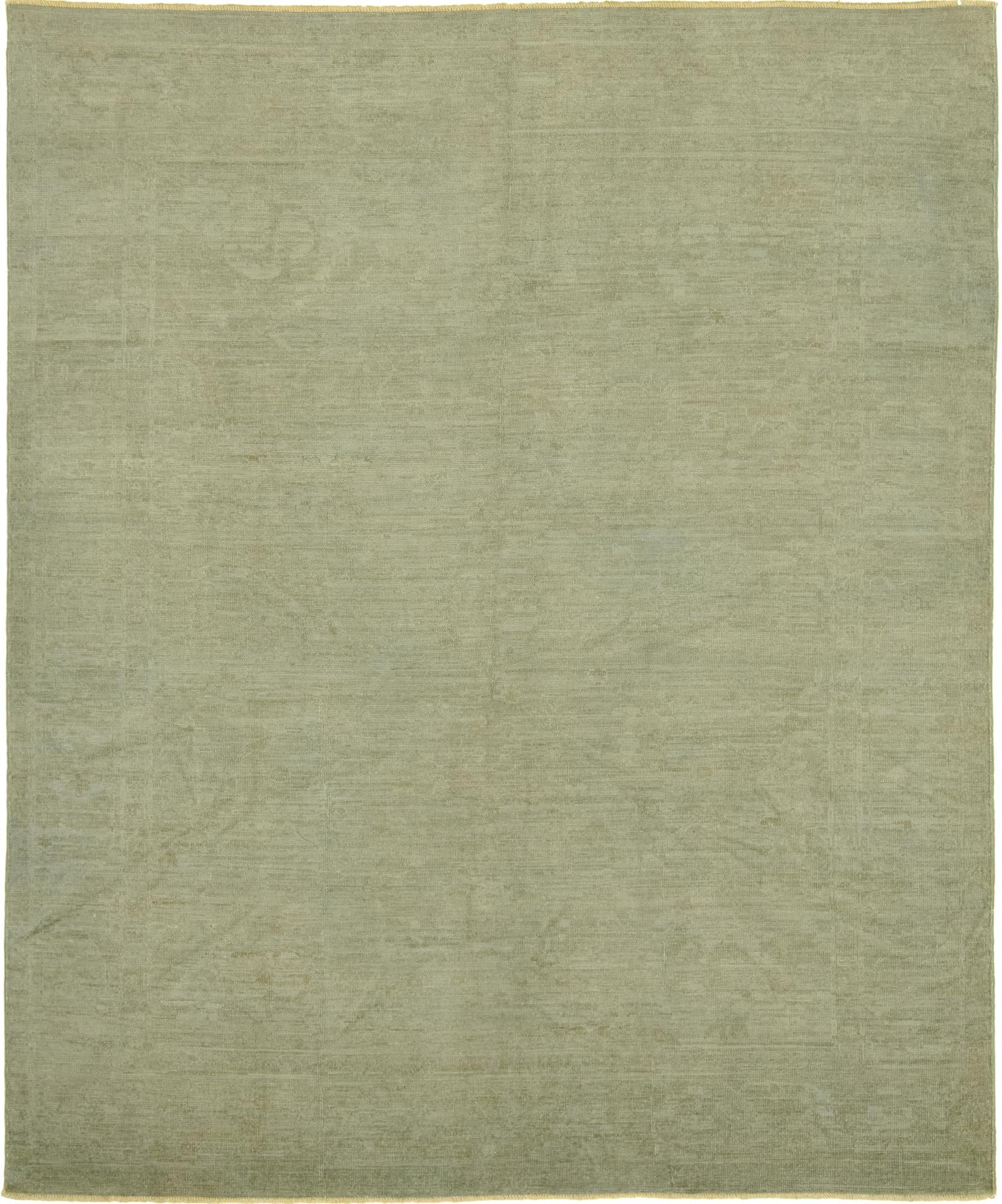 7' 10 x 9' 7 Hand Knotted Peshawar Ziegler Wool Rug