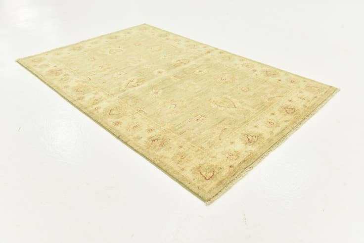 Detail image of 3' 3 x 5' Hand Knotted Peshawar Ziegler Rug