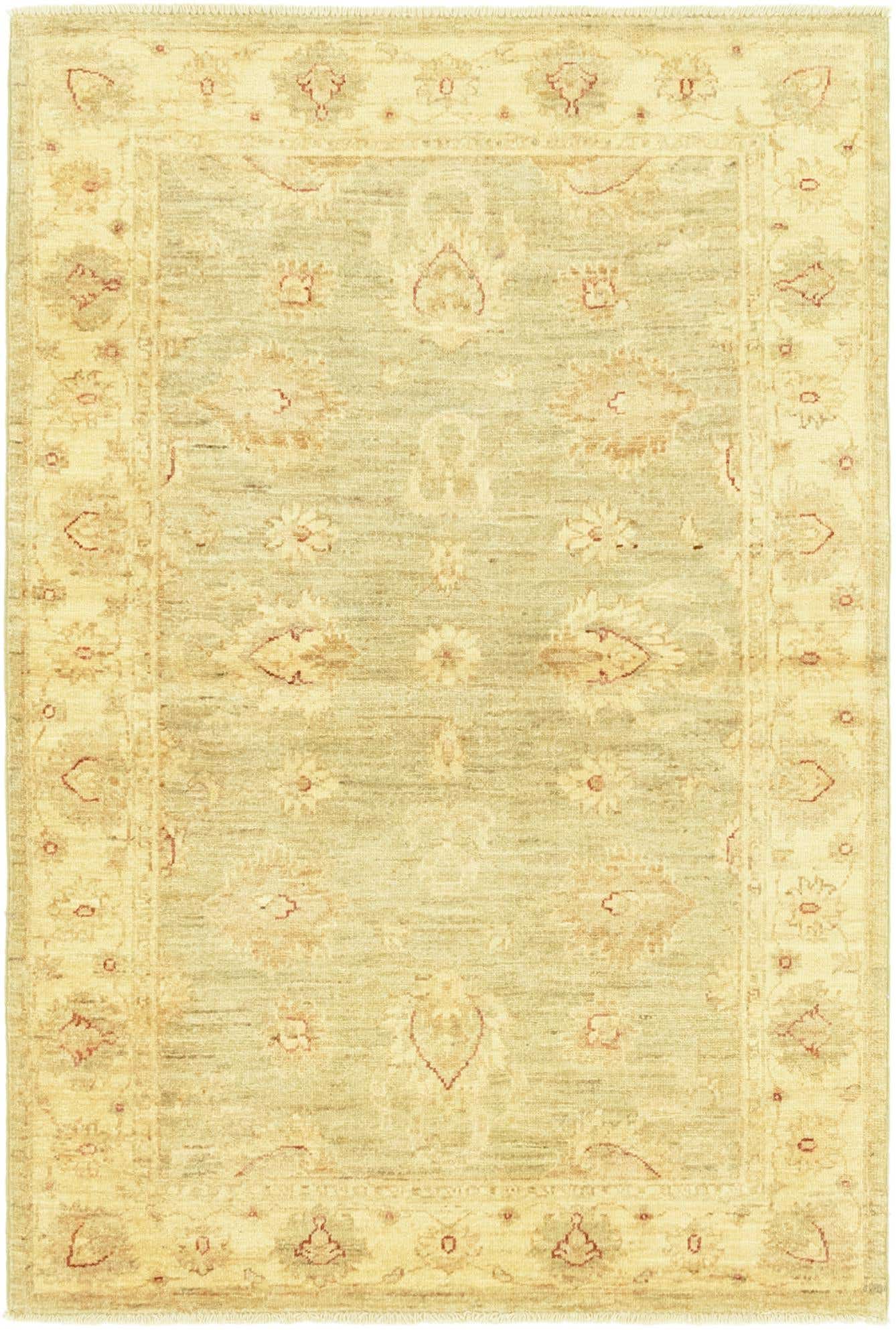 3' 3 x 5' Hand Knotted Peshawar Ziegler Rug
