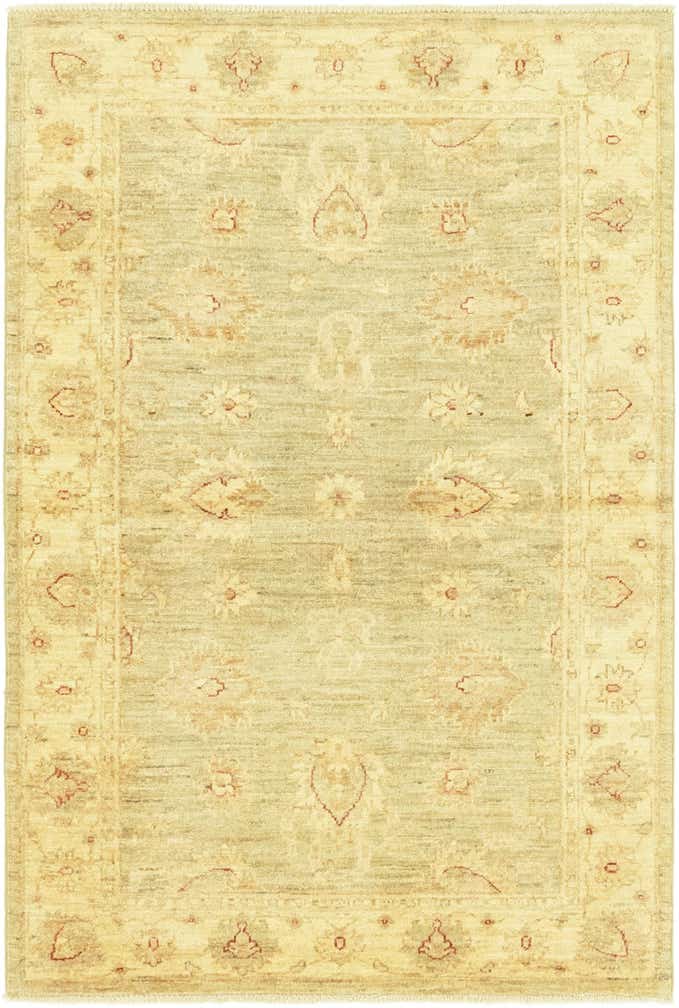 3' 3 x 5' Hand Knotted Peshawar Ziegler Rug