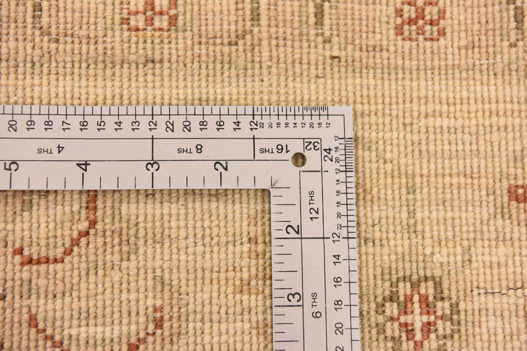 5' 7 x 7' 10 Hand Knotted Peshawar Ziegler Rug